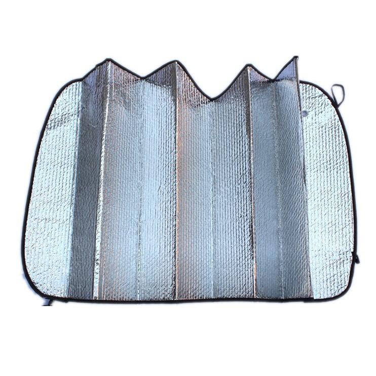 前擋玻璃 隔熱 遮陽 雙面鋁箔高隔熱遮陽擋 140cm*70cm 遮太陽 加大加厚 鋁箔 吸盤 後擋風玻璃 降溫 通用-細節圖5