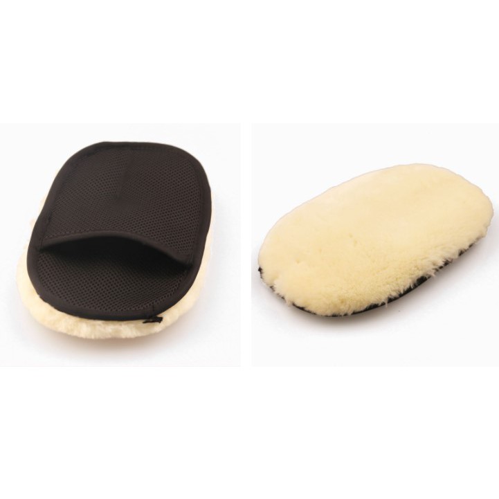 YLC。B015 仿羊毛擦車手套 洗車羊毛絨手套 汽車用品 家務清潔 打蠟 美容工具 海綿 自助-細節圖2