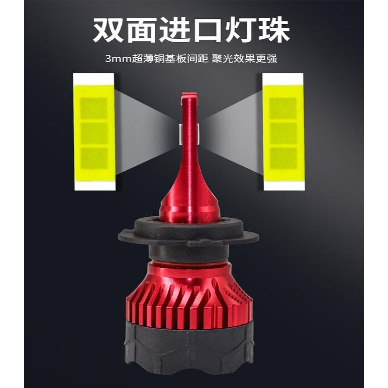 YLC。Ｈ７ ９００５ ９００６ 青檸檬黃 暖白光 白光 黃金光 LED大燈 GP 勁戰 勁風光 雲豹 野狼 馬車RS-細節圖8