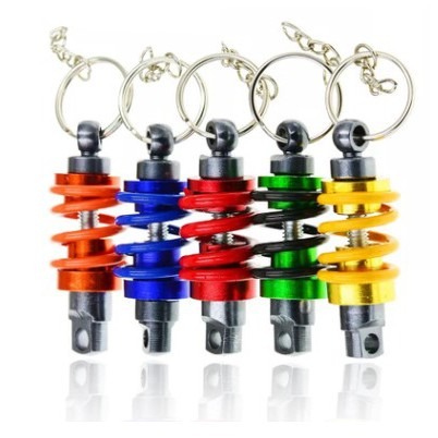 YLC。避震器鑰匙扣環 鑰匙圈 鑰匙環 避震器 鑰匙圈 汽車 避震 吊飾 汽車鑰匙圈 鋁合金B163-細節圖2