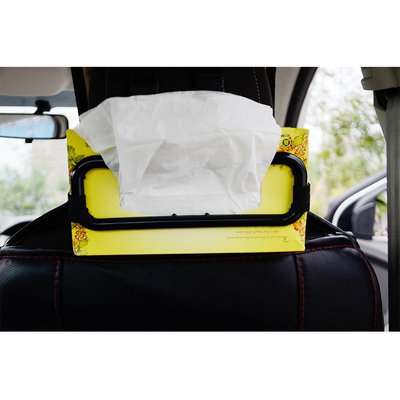 YLC。汽車遮陽板面紙盒固定框架 椅背面紙盒固定架 車用頭枕面紙盒框架掛架 車內掛式面紙盒架B175-細節圖4