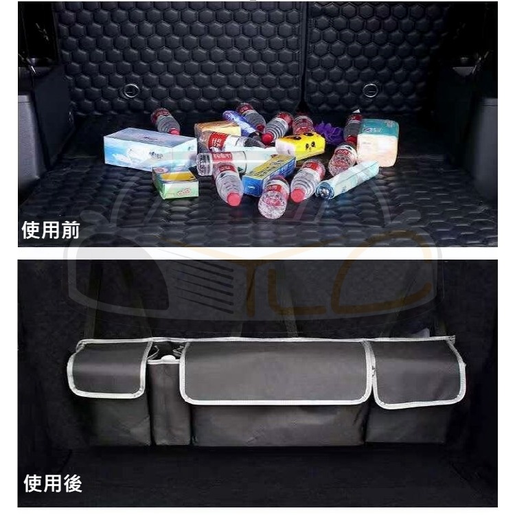 YLC。汽車後車廂多功能防水收納袋 置物袋 休旅車收納袋 五門車收納袋 汽車吊掛式收納袋 防水 大空間 置物袋B167-細節圖4