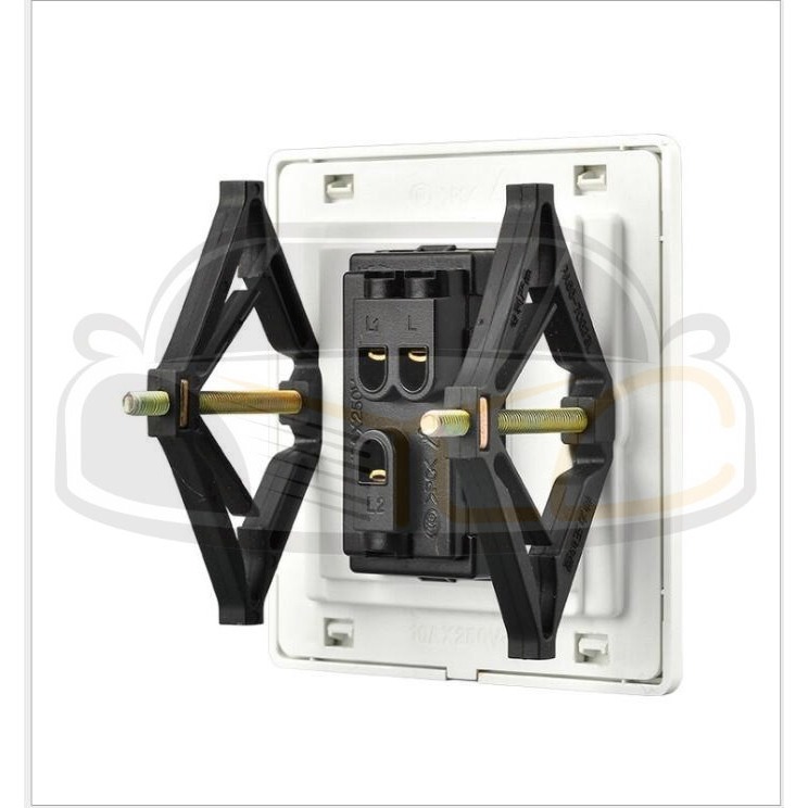 YLC。86型 118型 暗盒 暗盒修復器 配線盒維修 插座 修理開關盒 牆壁配線盒 撐桿修復器 斷耳固定柱A101-細節圖6