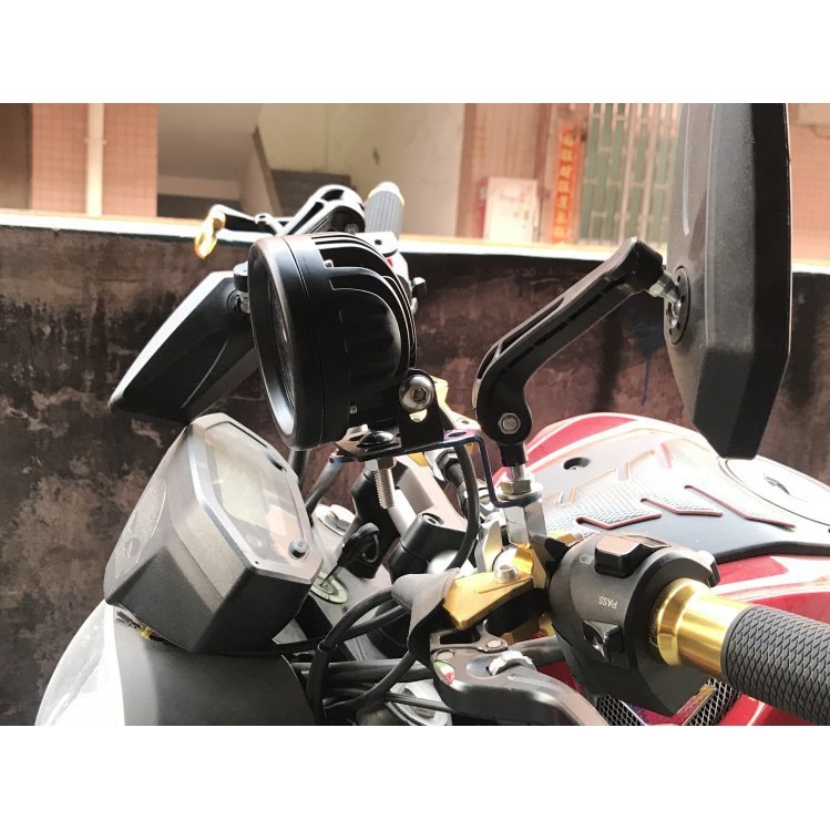 YLC。【台灣製】304不鏽鋼三孔多功能擴展支架 延伸座 霧燈支架 霧燈架 多孔支架 Z型支架 L型支架 洞洞鐵B153-細節圖4