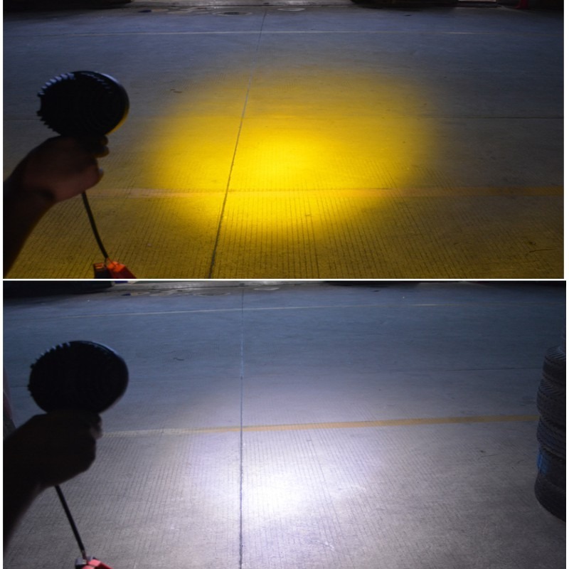 YLC。防水 42W 27W 12V24V 圓型/白光/黃光 LED工作燈霧燈探照燈照輪燈警示燈日行燈-細節圖3