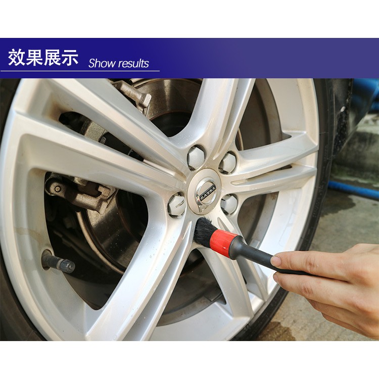 YLC。5件/套 洗車刷 清潔刷 洗車自動細節刷 鋼圈刷 門框刷 內裝刷 美容刷 小間隙小毛刷洗車刷縫隙刷B149-細節圖3
