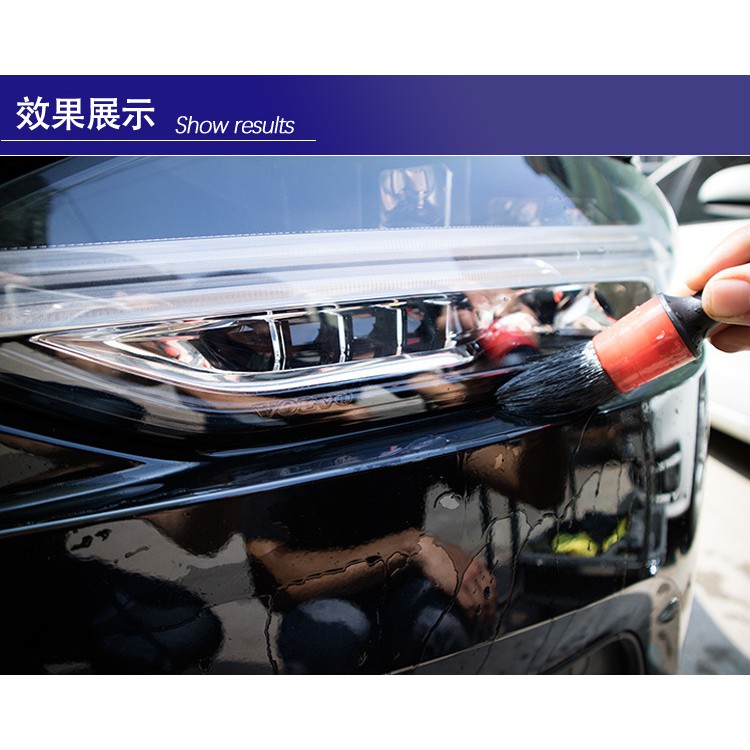 YLC。5件/套 洗車刷 清潔刷 洗車自動細節刷 鋼圈刷 門框刷 內裝刷 美容刷 小間隙小毛刷洗車刷縫隙刷B149-細節圖5