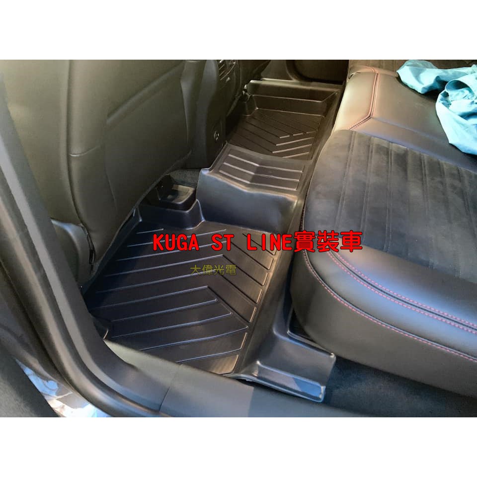 FORD福特【KUGA MK3 21.5全包式腳踏墊】2020-2021年 新KUGA專用 STLINE 3D防水腳踏墊-細節圖4