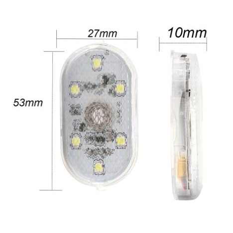 YLC。6LED 觸摸燈 按鍵燈 車內燈 充電式 免接線 閱讀燈 照明燈 黏貼式 氣氛燈 車廂燈 壁櫥燈-細節圖7