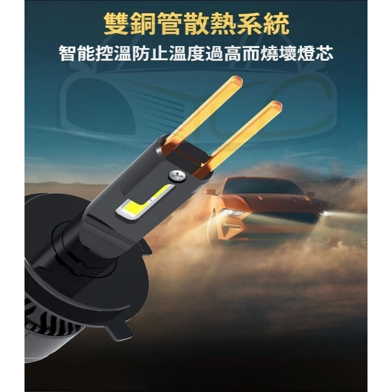 YLC。LED大燈 解碼65W 6500LM 霧燈 車燈 H4 H1 H7 H11 9012 9005 9006 D2S-細節圖2