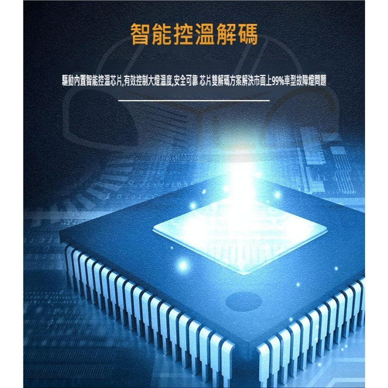 YLC。LED大燈 解碼65W 6500LM 霧燈 車燈 H4 H1 H7 H11 9012 9005 9006 D2S-細節圖3