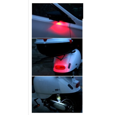 YLC。電動車燈 尾燈 爆閃 警示燈 七色摩托 機車改裝 飛機燈 爆閃燈 夜航燈 充電式-細節圖8
