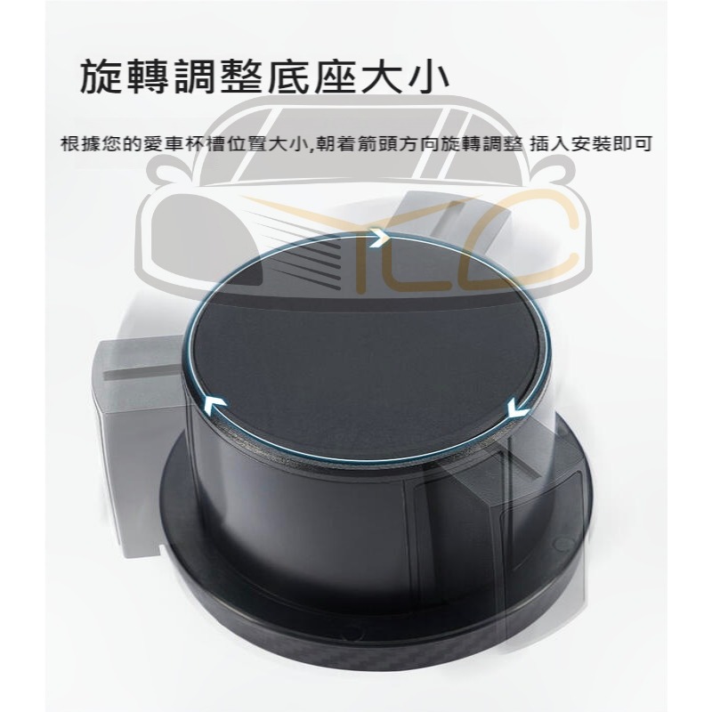 YLC。一分二 車用杯架 車用雙杯架 車用水杯架 汽車杯架 汽車飲料架 水杯架 汽車飲料架 車用收納 車用飲料架-細節圖6