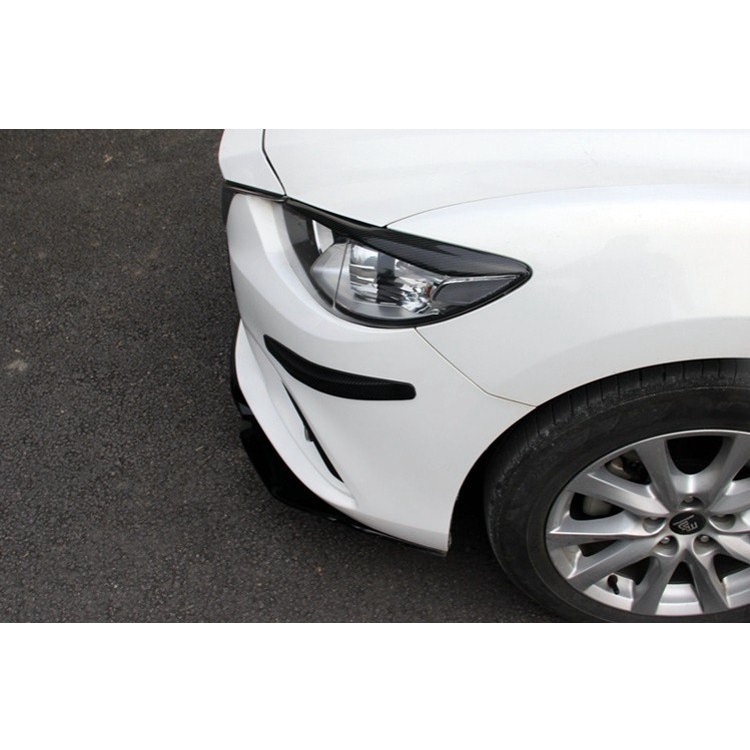 YLC。碳纖紋防撞條 全車系通用 保險桿 汽車前保桿 後保桿 防撞條 保護條 黑色 白色 2個一組 PVC材質-細節圖4