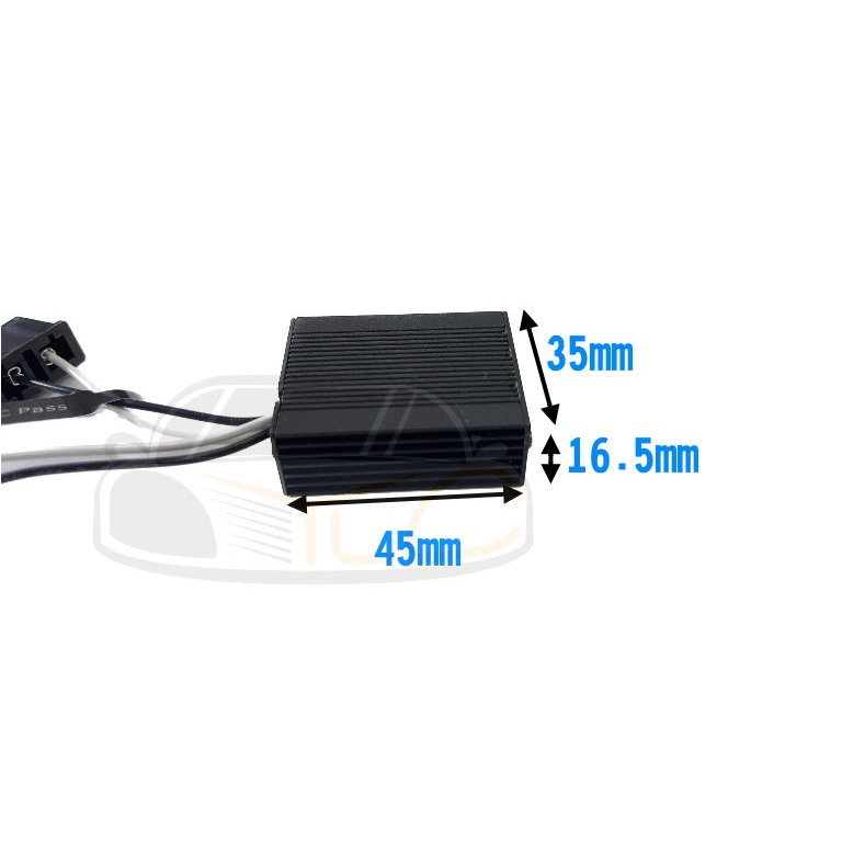 YLC。LED大燈 解碼器 抗干擾 鋁殼 小體積 消除儀錶故障燈 鋁合金 H1 H7 H11 9005 9006-細節圖3