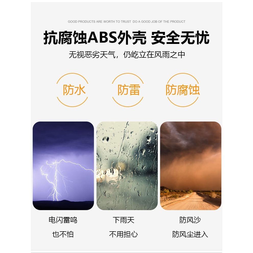 YLC。228LED 太陽能 感應led燈 太陽能庭院燈 感應燈 led 燈 探照燈 太陽能燈 太陽能壁燈 戶外燈-細節圖2