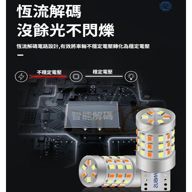 YLC。2016 T10 貨車通用 24V 12V 解碼 LED 高亮 防水 聯結車 砂石車 氛圍燈 示寬燈車門燈警示燈-細節圖5