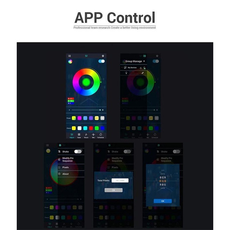 YLC。RGB 汽車LED中網燈 APP控制 通用款 休旅車 轎車 越野車 皮卡 中網 前臉 格柵燈 SUV 裝飾燈-細節圖3