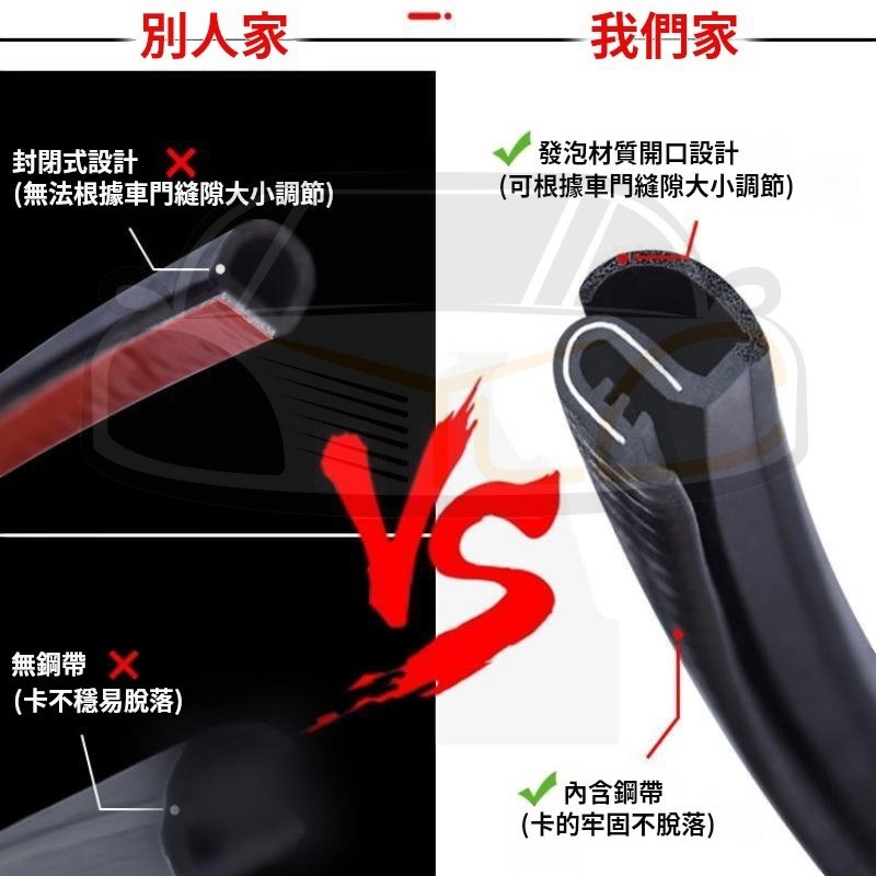 YLC。汽車B柱膠條 一套兩條 卡槽固定 汽車密封條 車門縫隙條 車門隔 音防塵密封條 汽車防撞條-細節圖4