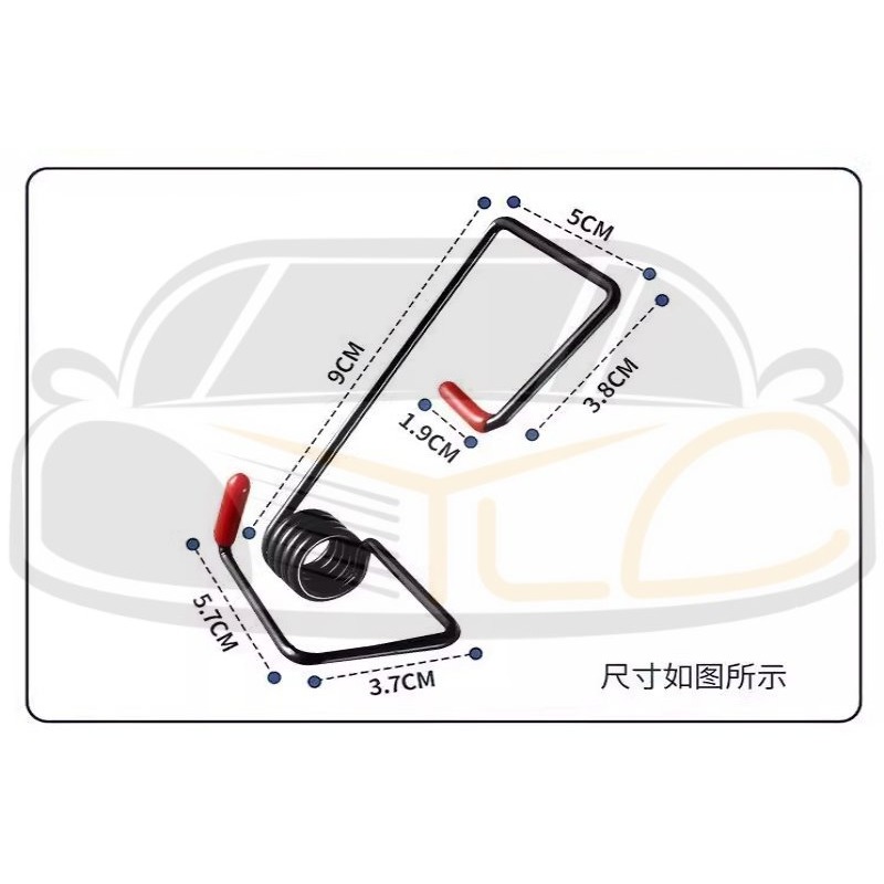 YLC。汽車雨刷臂加力彈簧 雨刷臂加壓彈簧 雨刷輔助器 汽車 貨車 通用型彈簧 雨刷輔助神器-細節圖7