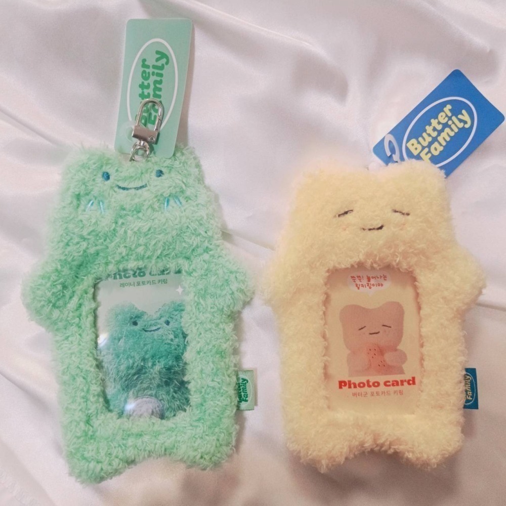 ✨現貨 韓國BUTTER  FAMILY正版有標籤吊牌 奶油家族BT卡套 可伸縮/絨毛/明星小卡 韓國文創-細節圖2