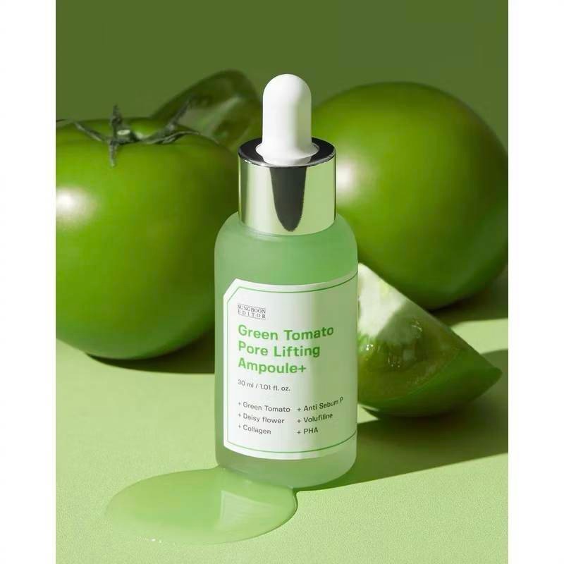 ✨現貨【SUNGBOON EDITOR】 綠番茄毛孔緊緻安瓶 30ml-細節圖3