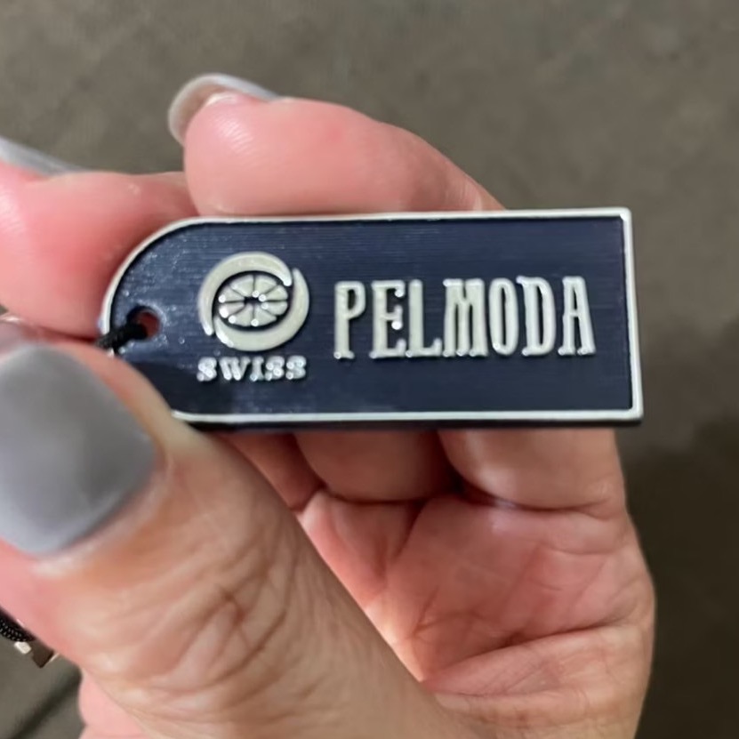 ♥️SWISS~PELMODA玫瑰金-黑瑪瑙晶片鍺鍊-細節圖5