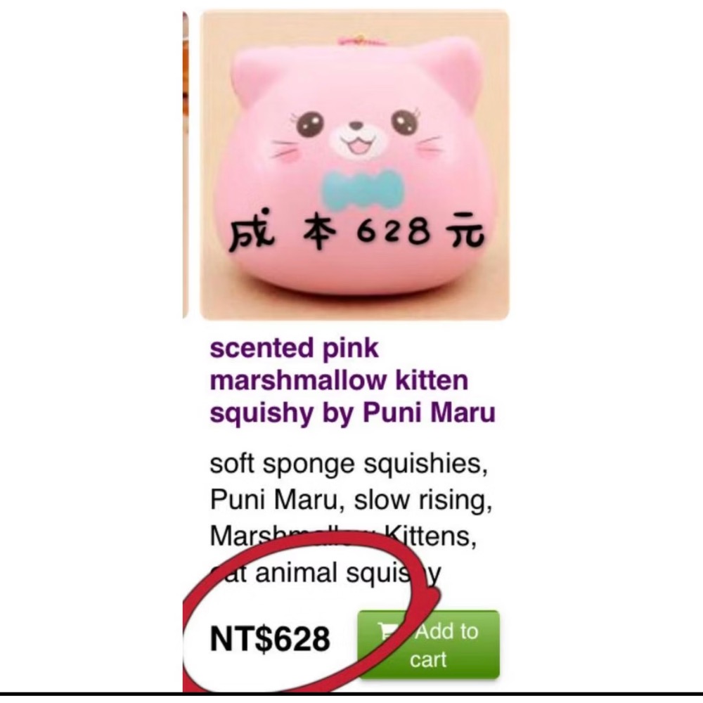 🌈Squishy 軟軟～Puni maru~baby kitty-細節圖5