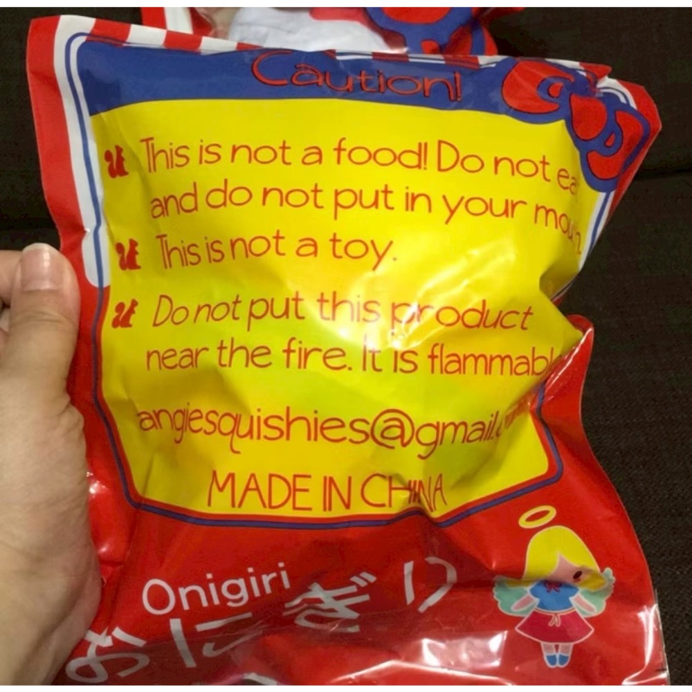 🌈Squishy 軟軟～海外商品～oriker系列～♥️onigiri KT-細節圖3