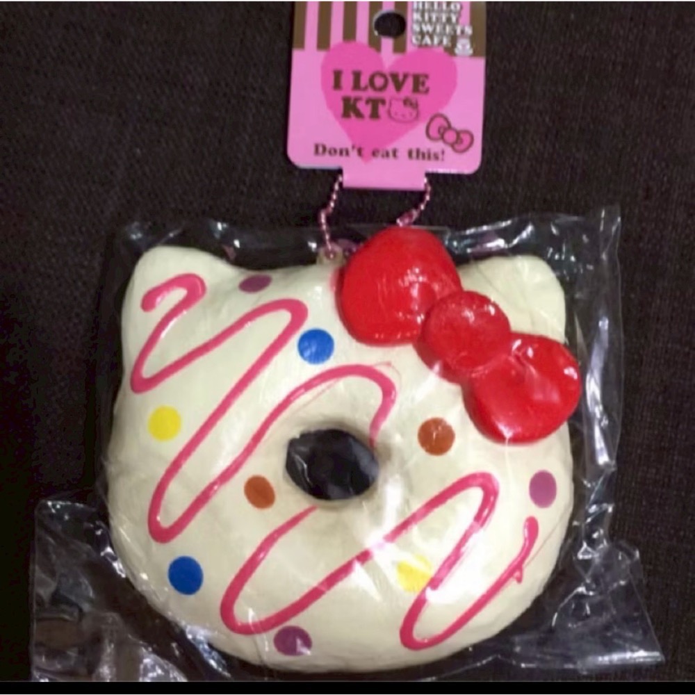 🌈Squishy 軟軟-Hello Kitty甜甜圈（稀有）-細節圖2