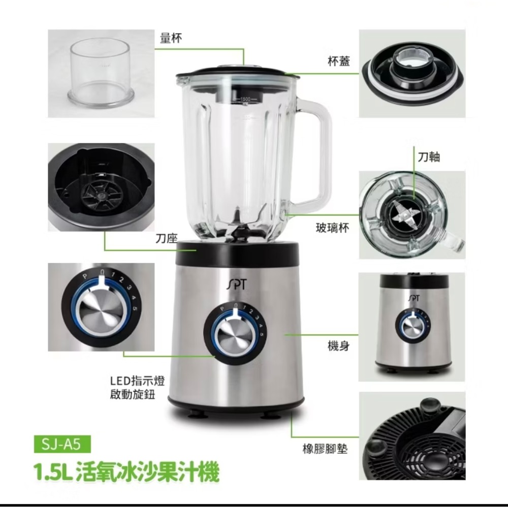 🌈尚朋堂～1.5L活氧冰沙果汁機-細節圖4