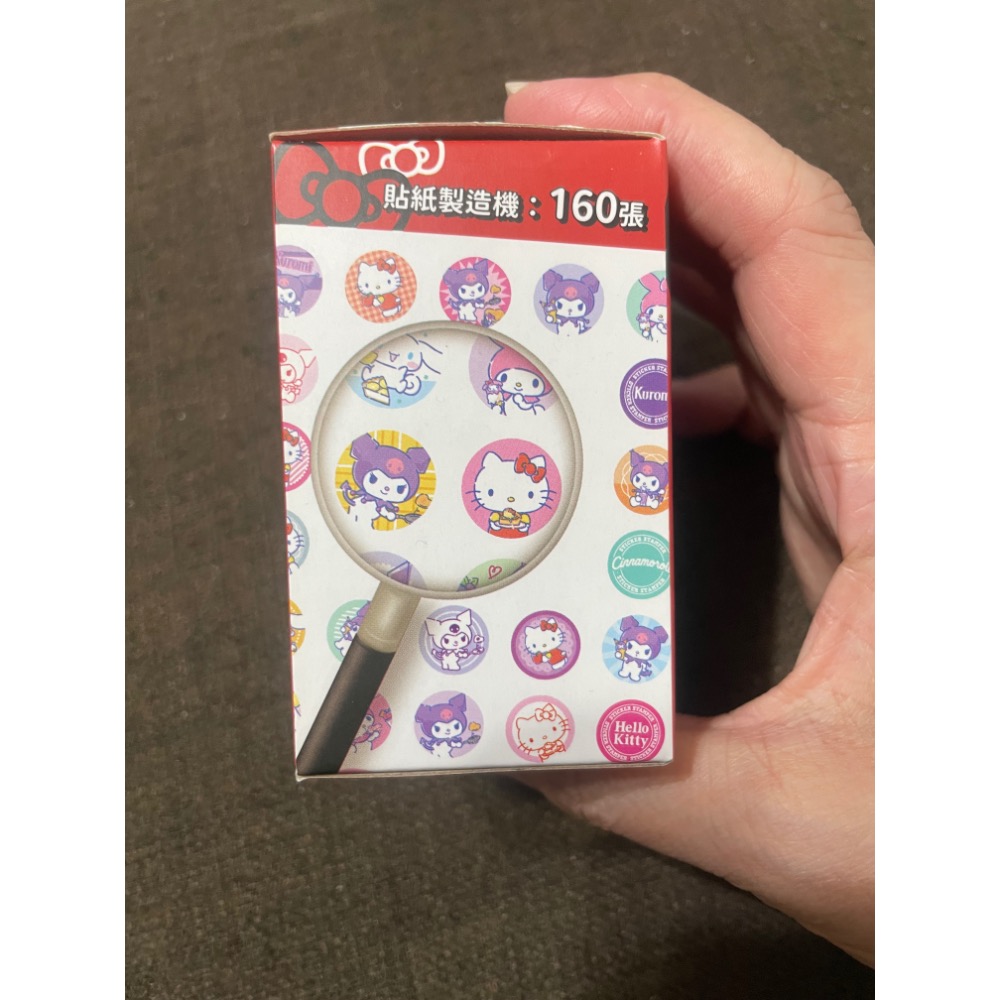 ［全新］7-11三麗鷗貼紙製造機 kitty印章貼紙  貼紙製造機 貼紙印章-細節圖4