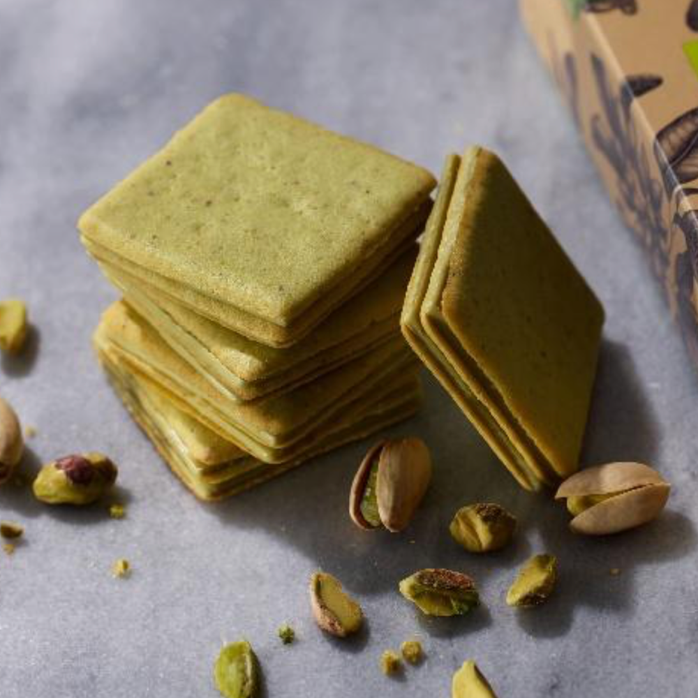 【日本直送】PISTA & TOKYO 開心果夾心餅｜人氣伴手禮 雙口味禮盒 濃厚開心果 覆盆子風味 小資首選 附提袋-細節圖3