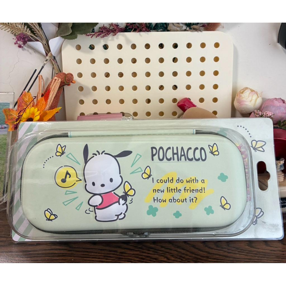 正版三麗鷗 筆袋 拉鍊袋 鉛筆盒 鉛筆袋 收納袋 化妝包 三麗鷗 大耳狗 帕恰狗-細節圖2