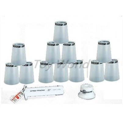 現貨!絕版Speed Stacks 透明Ps2X 史塔克黑PRO疊杯速疊杯飛疊杯專業版 新款透明大口韓國杯-細節圖2