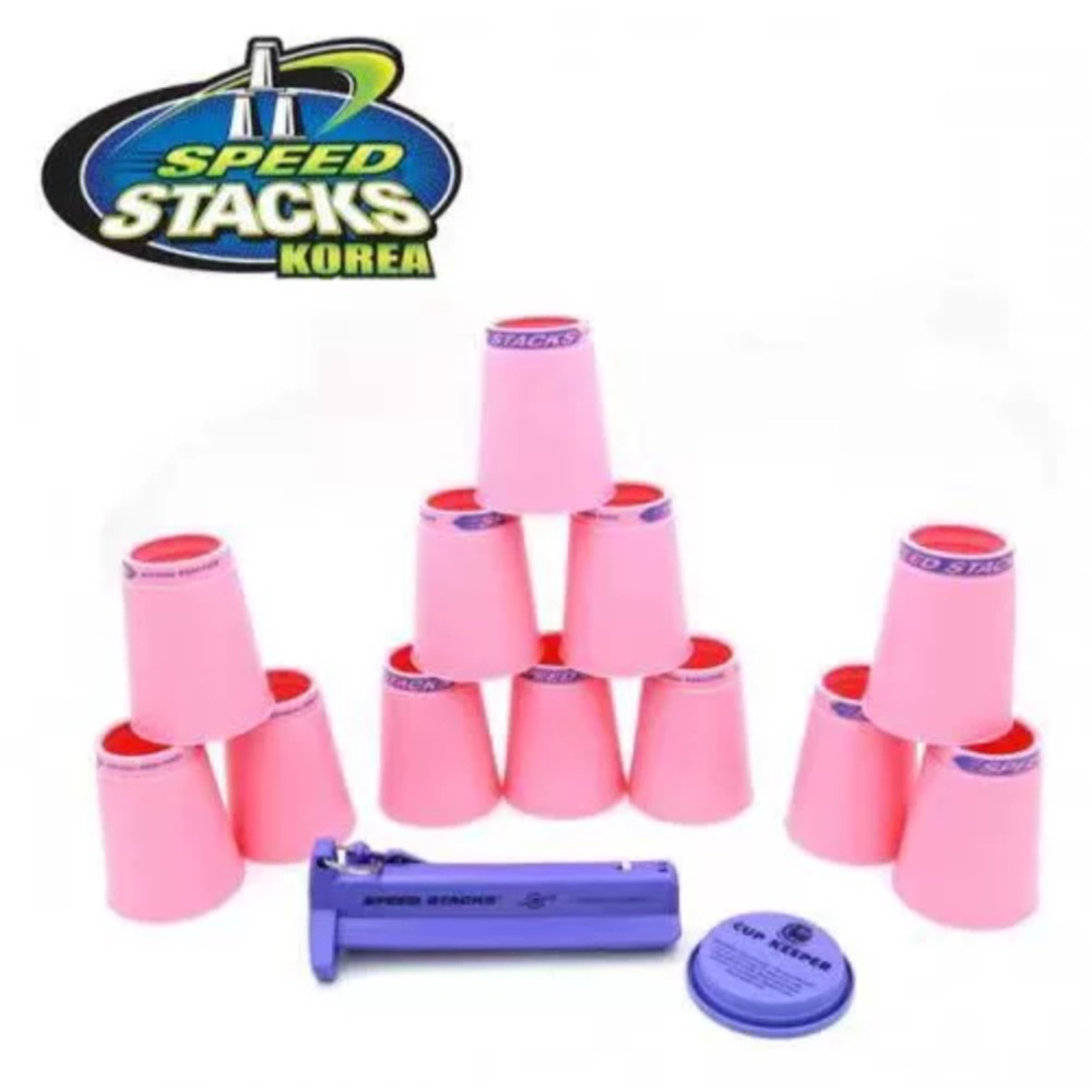 絕對正版!!限量透明 藍色 粉色 Pro杯 speedstacks 新品Pro杯 疊杯 史塔克-規格圖1