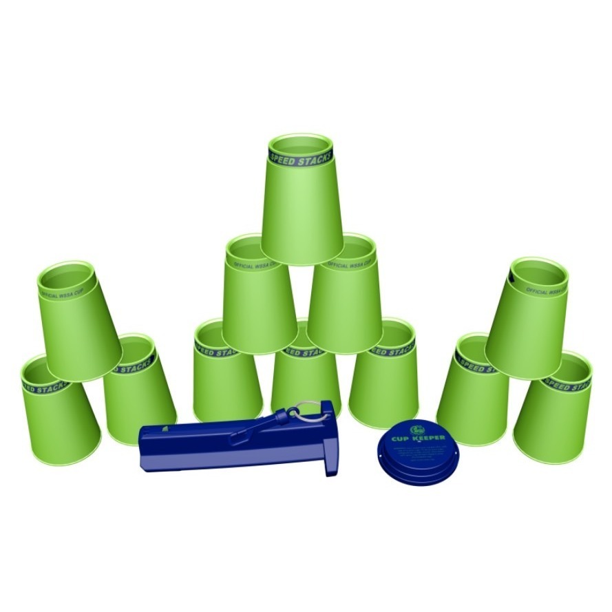 絕對正版!!2022 Speed Stacks  G5專業競技疊杯套裝競技疊杯限量金屬綠 橘杯 綠杯藍橘-規格圖4