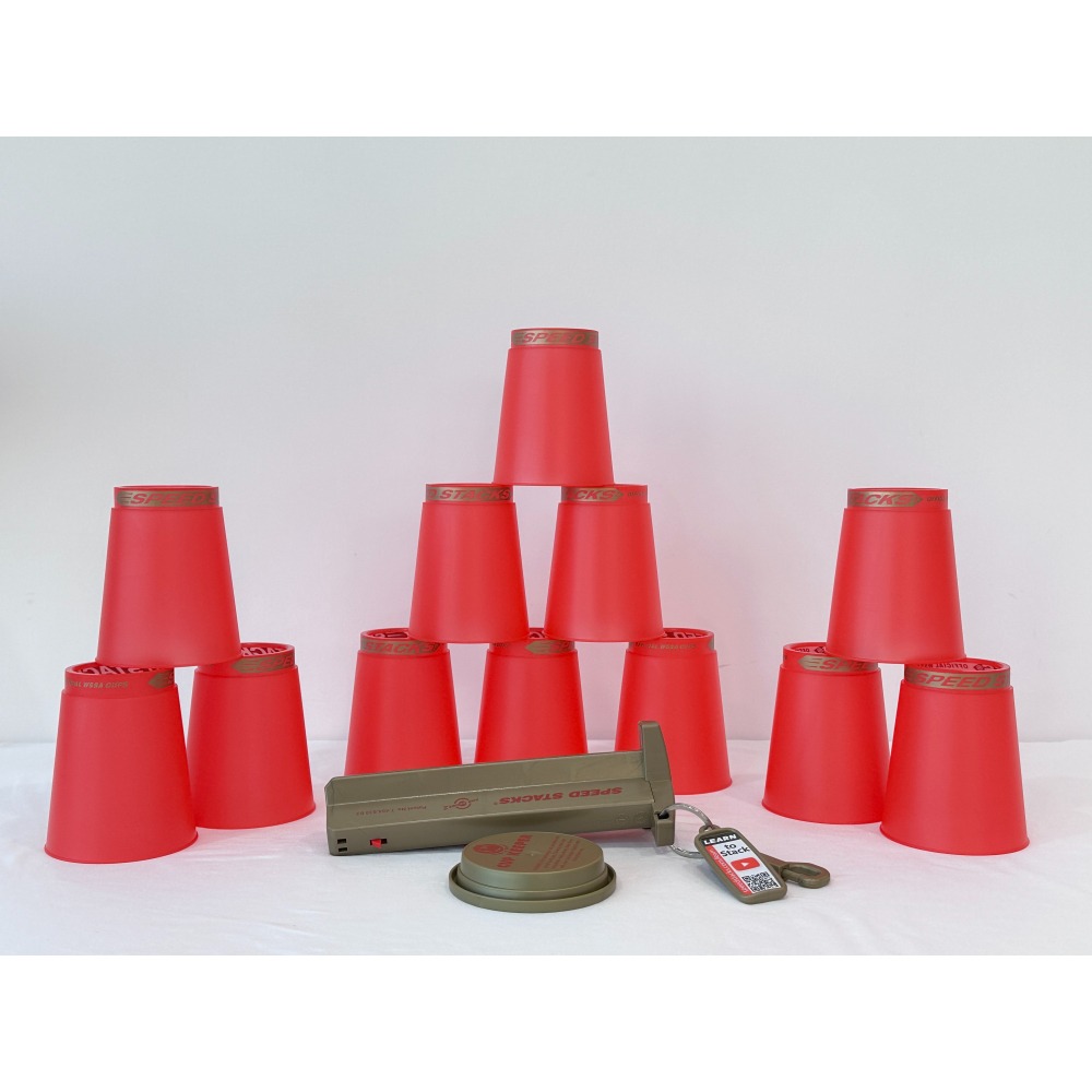 限量!!漢藍疊杯絕對正版Speed Stacks 史塔克速疊杯飛疊杯專業版新款透明專業杯韓國杯-細節圖3