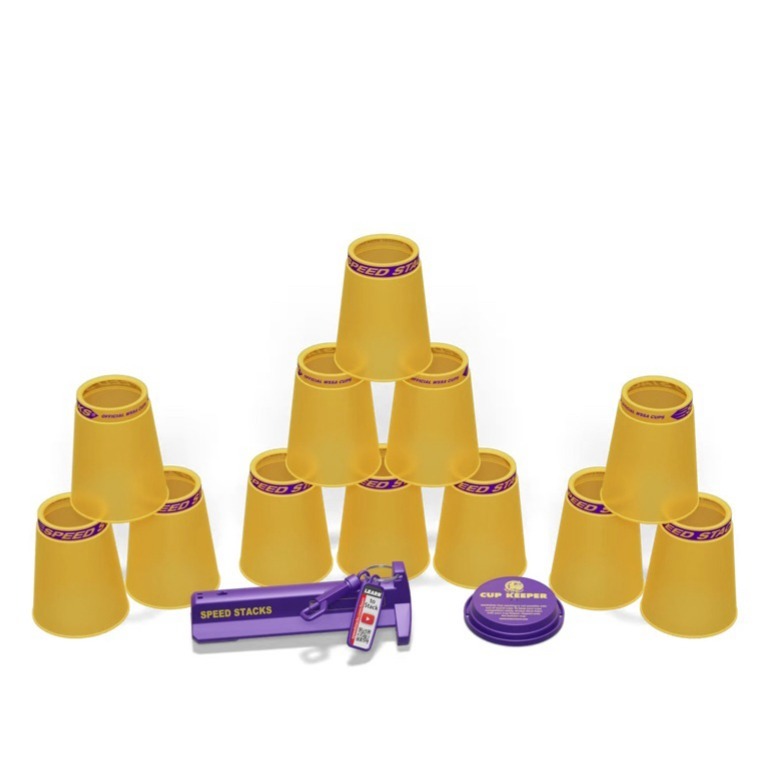 限量!!漢藍疊杯絕對正版Speed Stacks 史塔克速疊杯飛疊杯專業版新款透明專業杯韓國杯-規格圖4