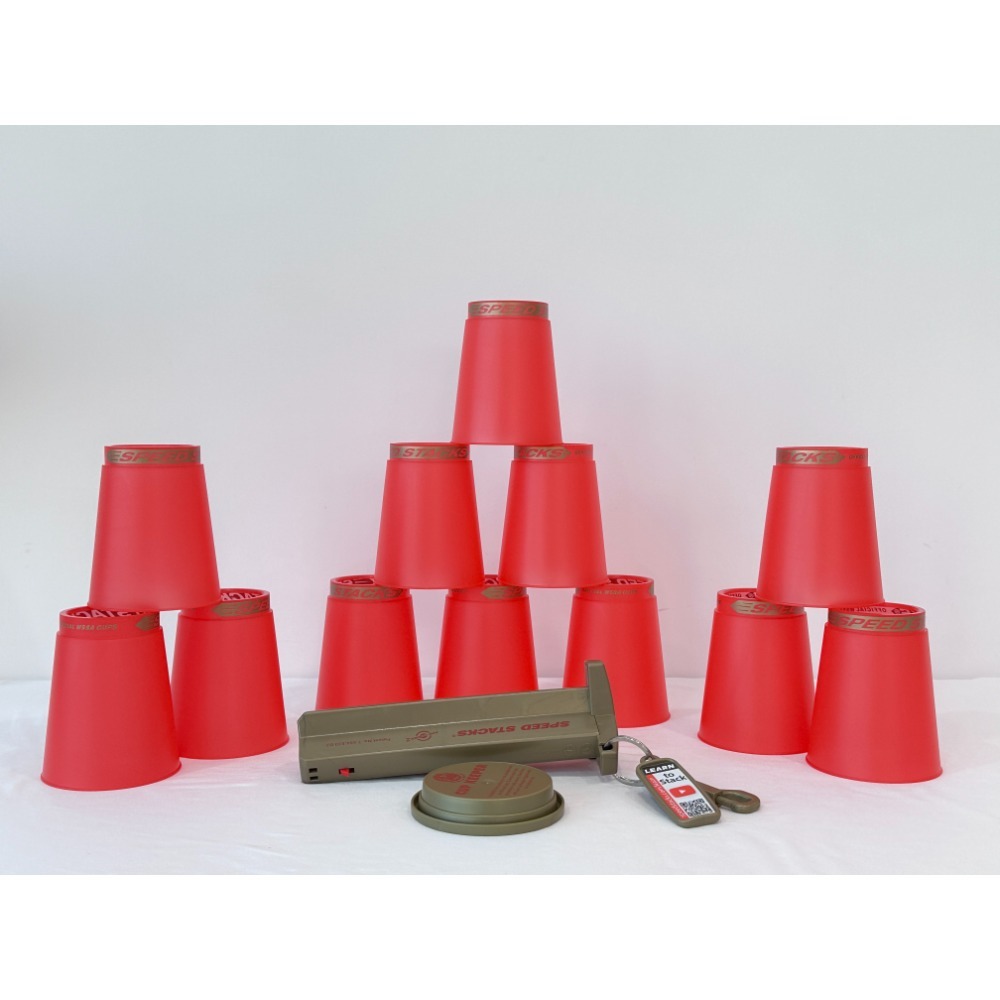 限量!!漢藍疊杯絕對正版Speed Stacks 史塔克速疊杯飛疊杯專業版新款透明專業杯韓國杯-規格圖6