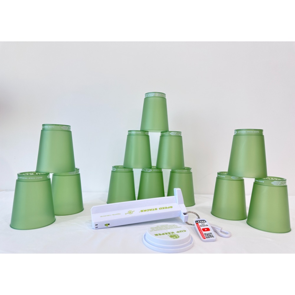 限量!!漢藍疊杯絕對正版Speed Stacks 史塔克速疊杯飛疊杯專業版新款透明專業杯韓國杯-規格圖6