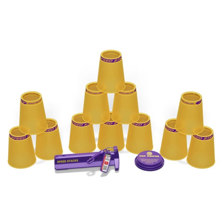 2025正版白金透明紫杯漢金杯限量speed stacks 速疊杯 wssa 比賽-細節圖2