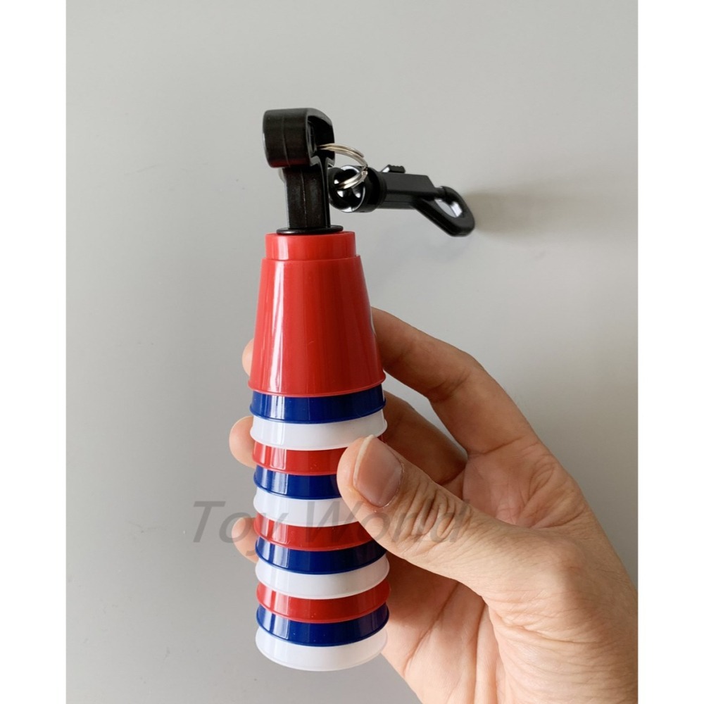 正版!!彩紅色透明迷你疊杯 Rainbow Clear Minis 競技疊杯 比賽桌遊 迷你杯-細節圖4