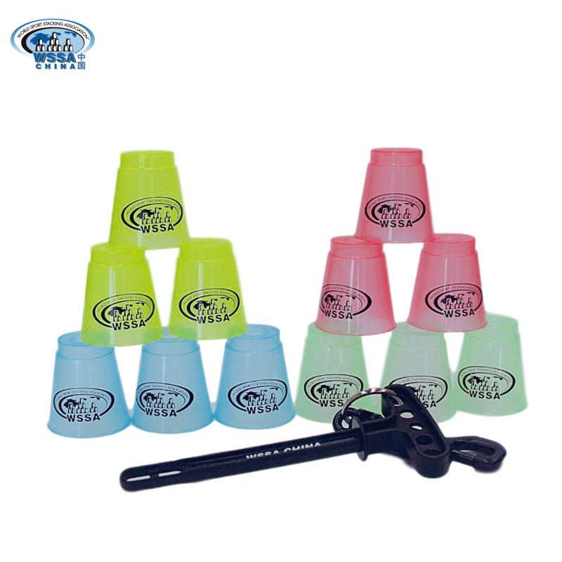 正版!!彩紅色透明迷你疊杯 Rainbow Clear Minis 競技疊杯 比賽桌遊 迷你杯-細節圖6