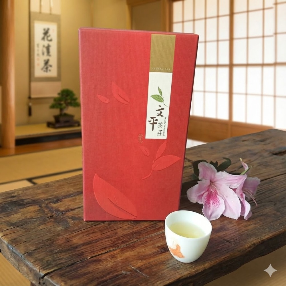 「文平茶莊」坪林包種茶|頂級蘭花香包種|品質認證| 回甘無窮| 送禮自用最佳選擇|送折盒-規格圖2