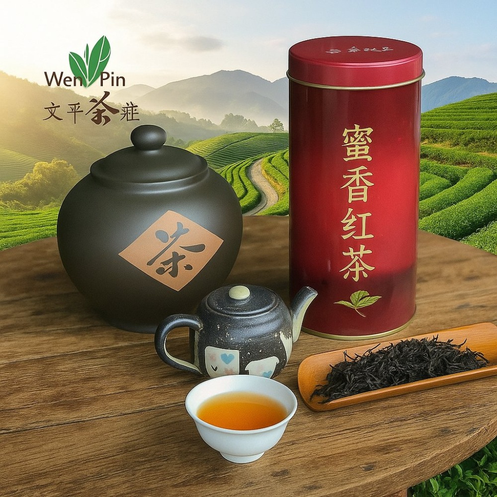 優質「蜜香紅茶」清甜蜜香 無糖 小綠葉蟬 讓您喝出幸福 坪林「文平茶莊」自有品牌 第一選擇-規格圖2