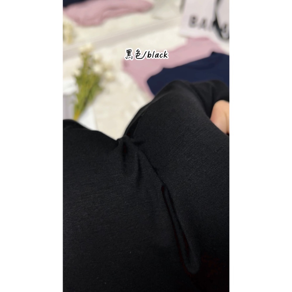 莫代爾棉有胸墊過膝長裙(一件連身式)-規格圖9