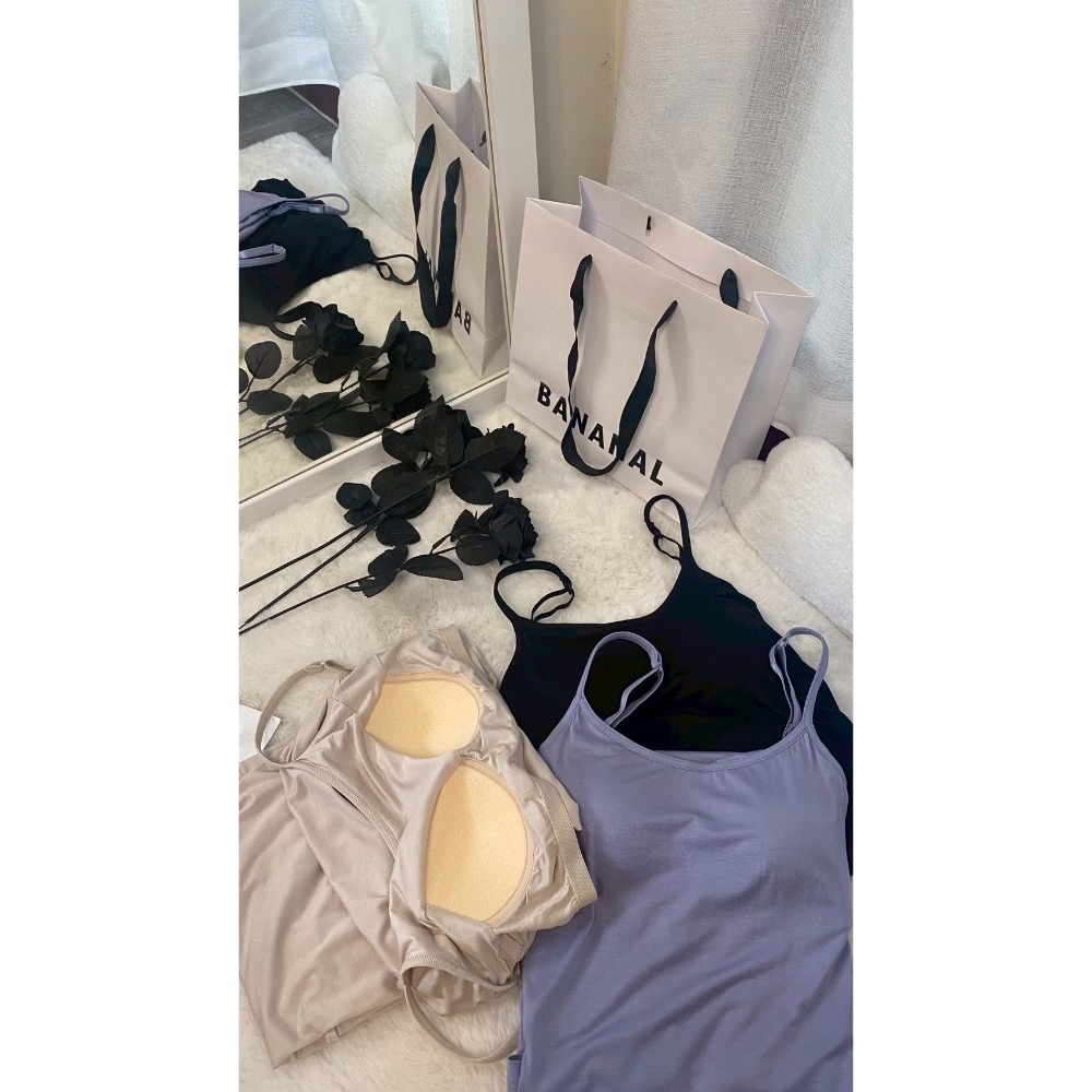 莫代爾棉胸墊過膝裙(連身式)-細節圖3