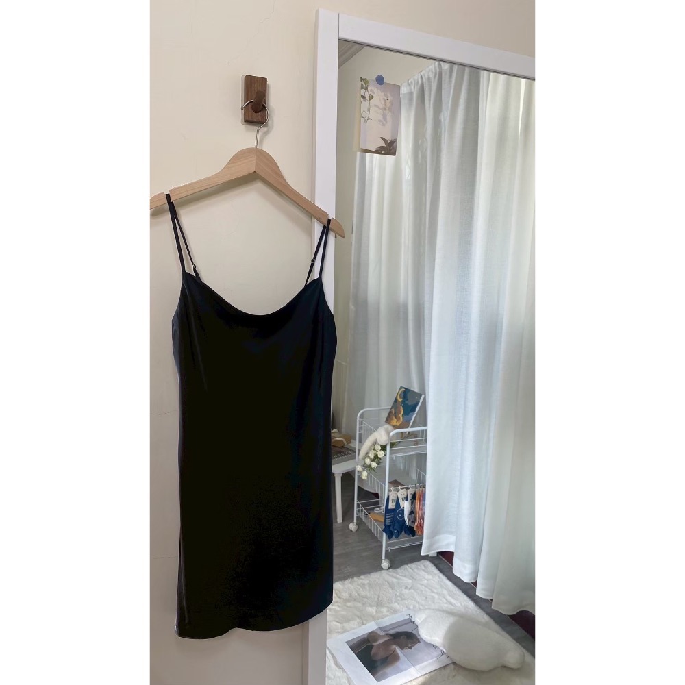 絲質蕩領連身睡裙(連身式)-規格圖6