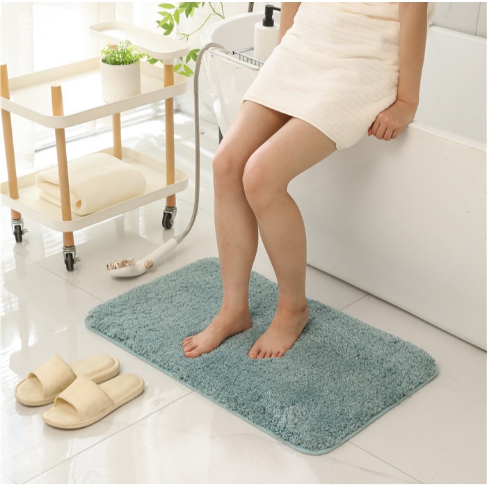 【蛋糕絨地墊_腳感柔軟_讓腳ㄚ舒適乾爽_厚度3cm】浴室地墊 腳踏墊 吸水地墊 厚度3cm 浴室防滑墊 防滑地墊 止滑墊-規格圖9